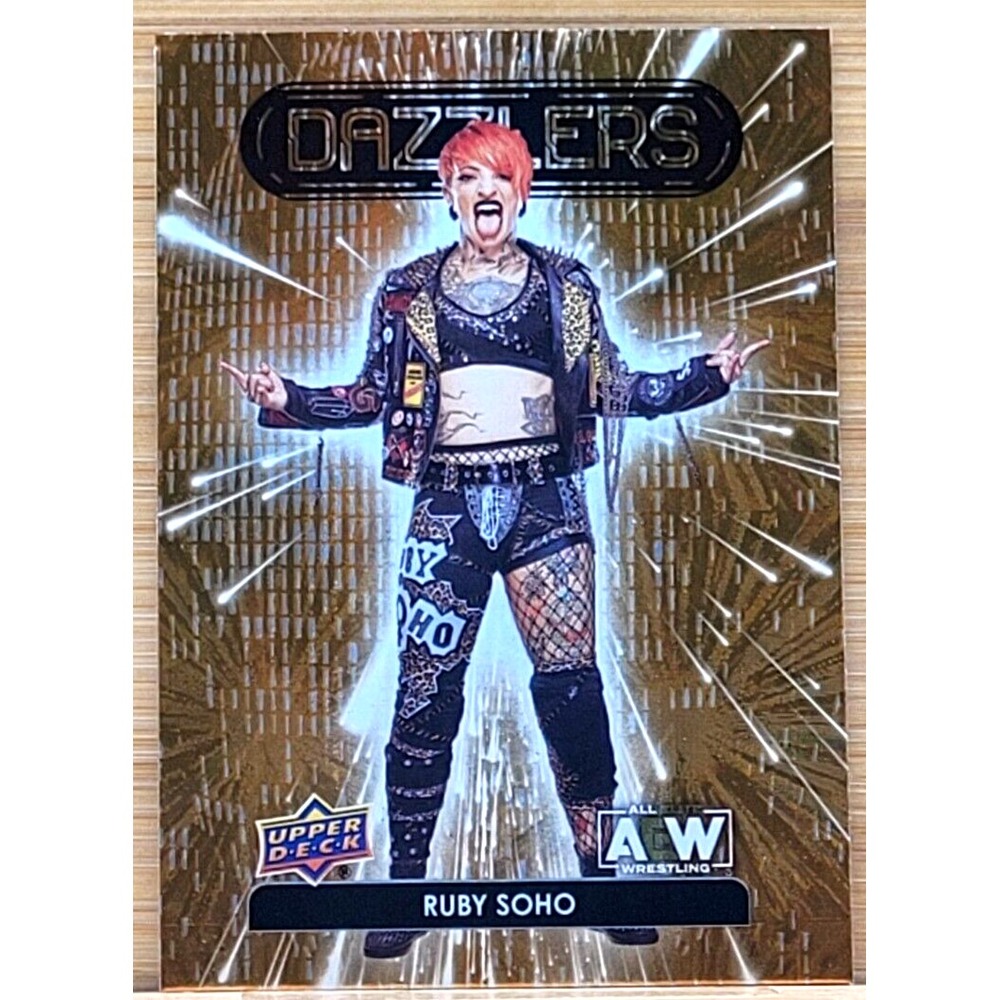 2023 UPPER DECK AEW RUBY SOHO ORANGE DAZZLERS